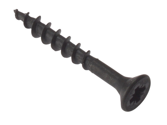 Carcass Screw Pozi SCT Black Phosphate 4.2 x 45mm Box 200, ForgeFix