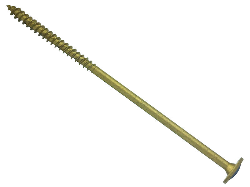 Wafer Head TORX® Compatible Construction T40 Screws Tan 8x220mm Tub 35, ForgeFix