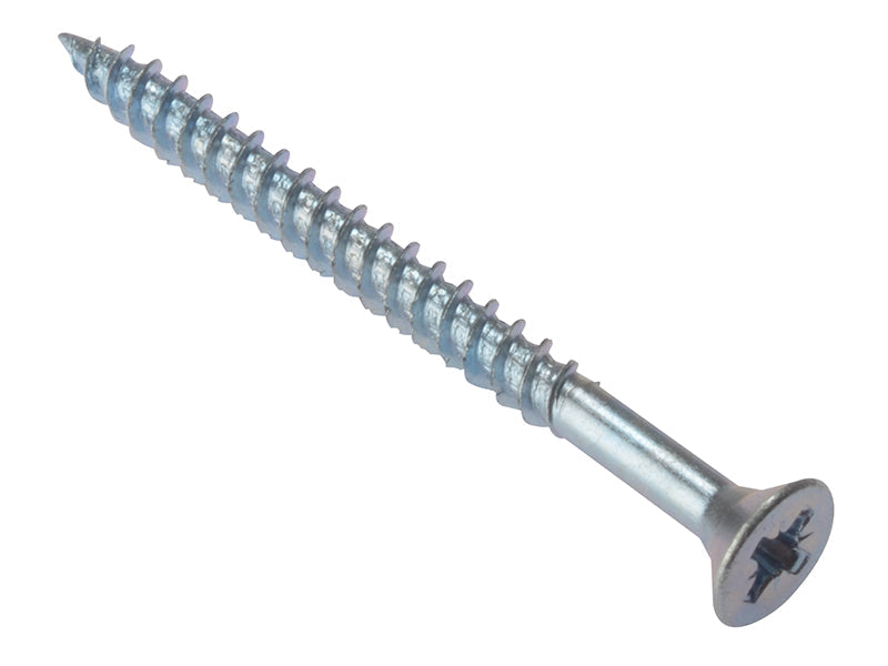 General Purpose Pozi Compatible Screw CSK TT ZP 1in x 8 Box 200, ForgeFix