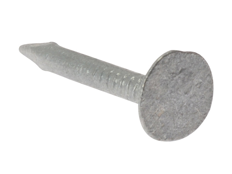 Clout Nail Extra Large Head Galvanised 25mm (2.5kg Bag), ForgeFix