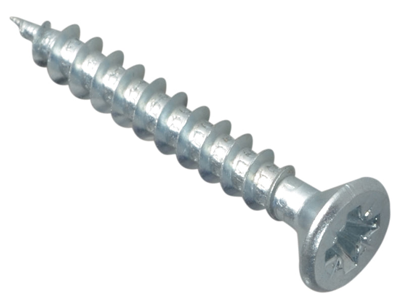 Multi-Purpose Pozi Compatible Screw CSK ST ZP 4.0 x 30mm Forge Pack 30, ForgeFix