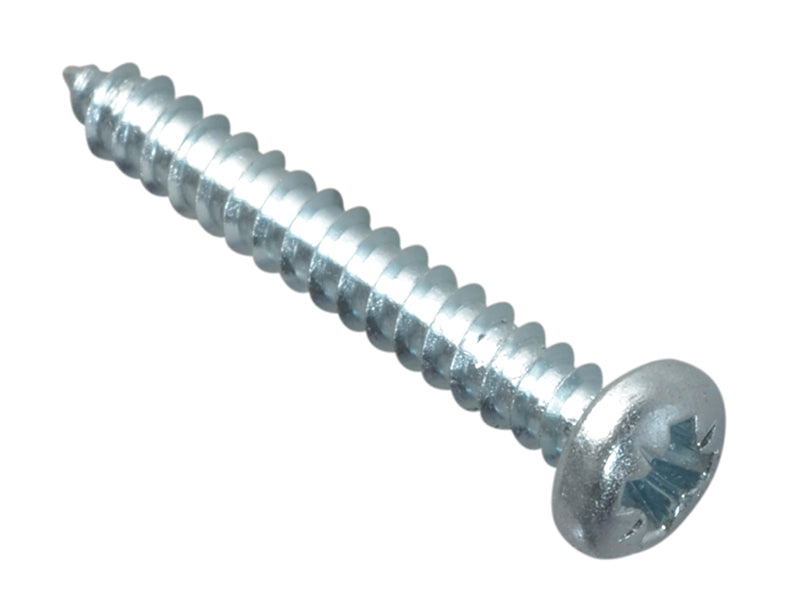 Self-Tapping Screw Pozi Compatible Pan Head ZP 1in x 6 ForgePack 30, ForgeFix