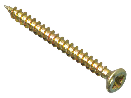 Multi-Purpose Pozi Compatible Screw CSK ST ZYP 3.5 x 40mm Box 200, ForgeFix