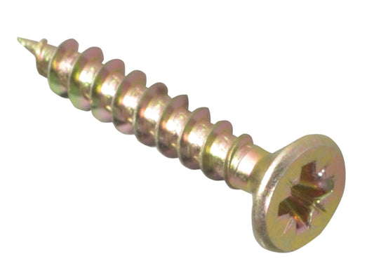 Multi-Purpose Pozi Compatible Screw CSK ST ZYP 4.0 x 25mm Box 200, ForgeFix