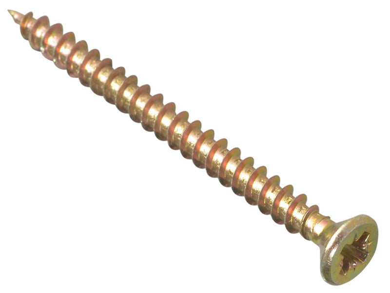 Multi-Purpose Pozi Compatible Screw CSK ST ZYP 4.5 x 50mm Box 200, ForgeFix