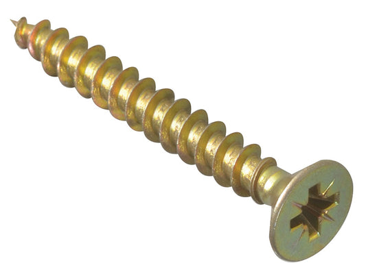 Multi-Purpose Pozi Compatible Screw CSK ST ZYP 5.0 x 40mm Box 200, ForgeFix