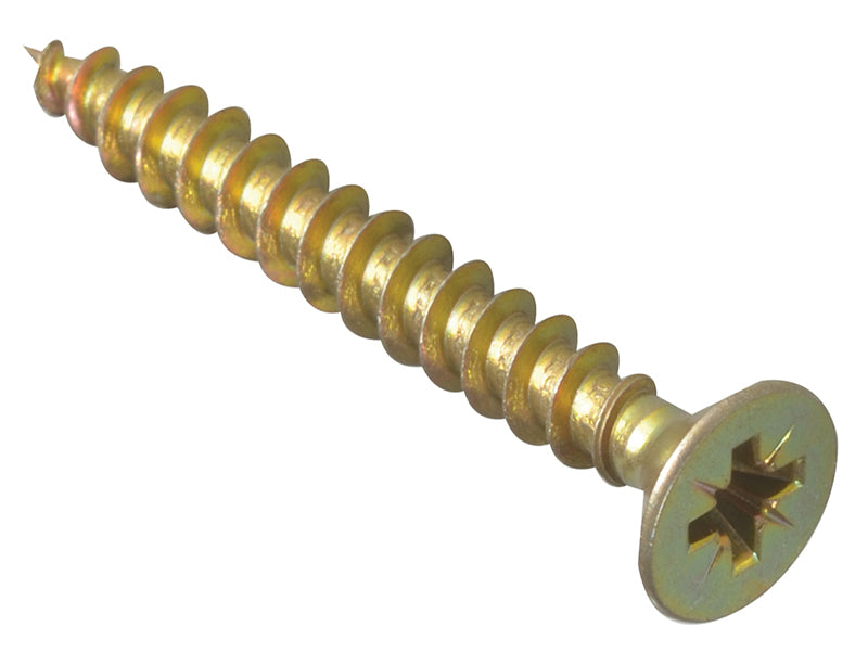 Multi-Purpose Pozi Compatible Screw CSK ST ZYP 5.0 x 40mm Tub 800, ForgeFix