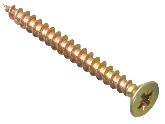 Multi-Purpose Pozi Compatible Screw CSK ST ZYP 5.0 x 50mm Tub 600, ForgeFix