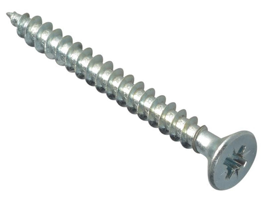 Multi-Purpose Pozi Compatible Screw CSK ST ZP 5 x 50mm Box 200, ForgeFix