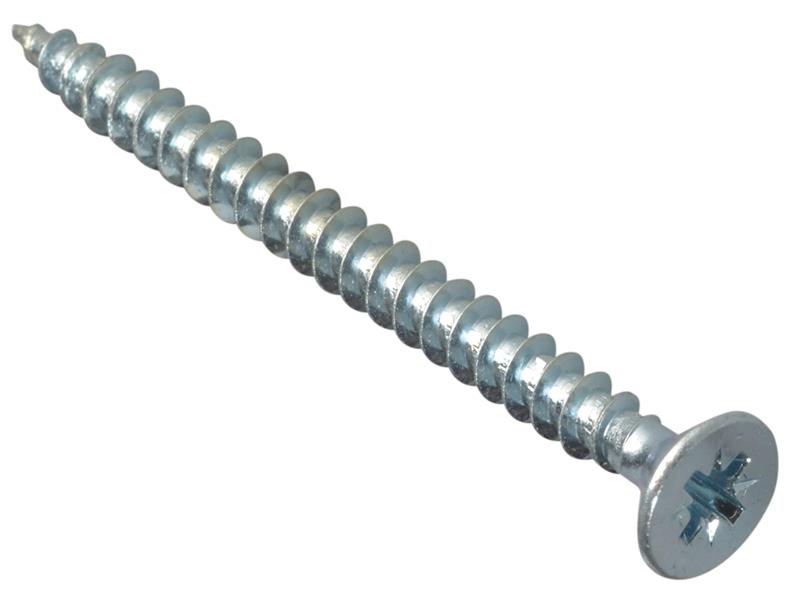 Multi-Purpose Pozi Compatible Screw CSK ST ZP 5 x 60mm Box 100, ForgeFix