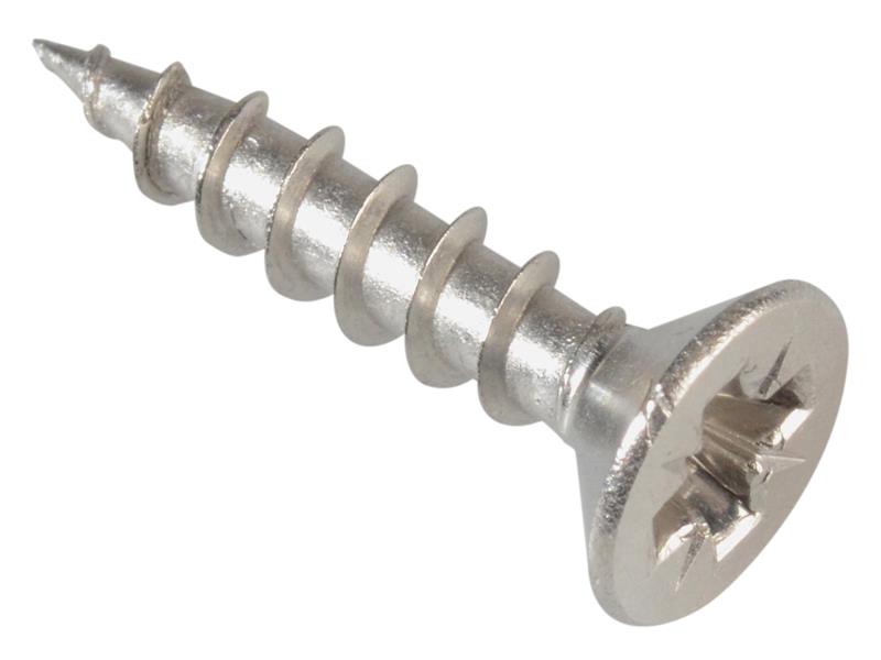 Multi-Purpose Pozi Compatible Screw CSK ST S/Steel 3.5 x 16mm Box 200, ForgeFix