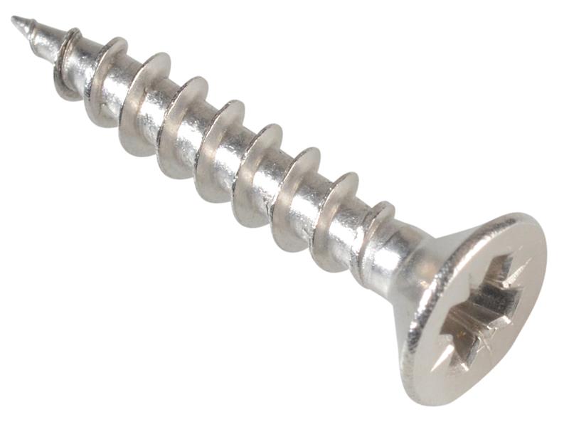 Multi-Purpose Pozi Compatible Screw CSK ST S/Steel 3.5 x 20mm Box 200, ForgeFix