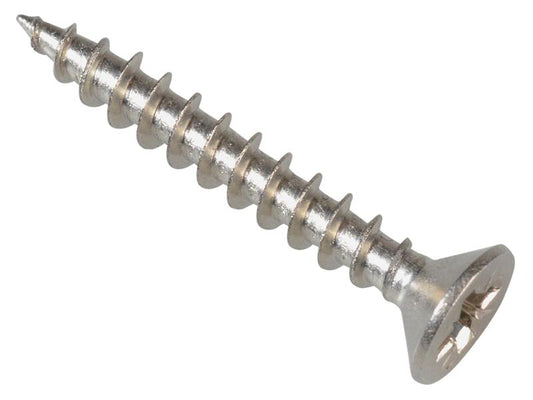 Multi-Purpose Pozi Compatible Screw CSK ST S/Steel 3.5 x 25mm Box 200, ForgeFix