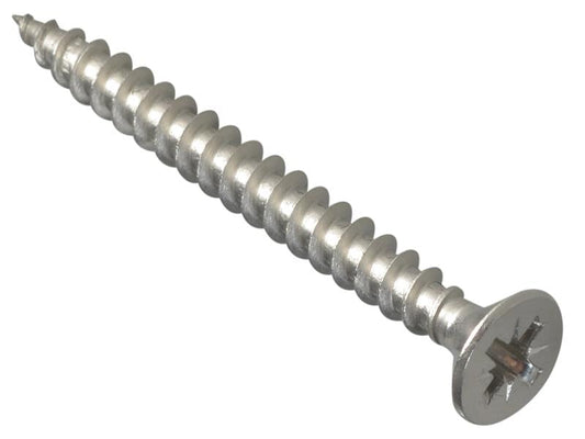 Multi-Purpose Pozi Compatible Screw CSK ST S/Steel 5.0 x 50mm Box 200, ForgeFix