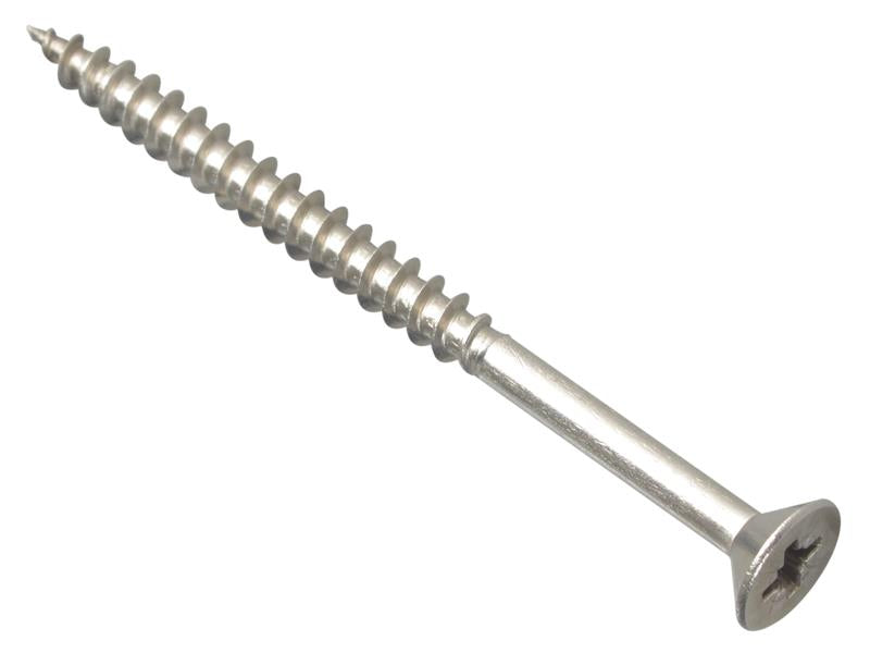 Multi-Purpose Pozi Compatible Screw CSK ST S/Steel 5.0 x 70mm Box 100, ForgeFix