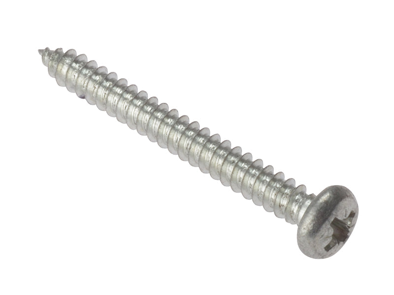 General Purpose Pozi Compatible Screw Round Head TT ZP 1.1/2in x 8 Box 200, ForgeFix