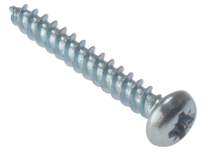 General Purpose Pozi Compatible Screw Round Head TT ZP 2in x 8 Box 200, ForgeFix