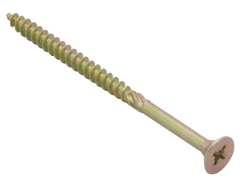 Spectre™ PZ Compatible Wood Screw CSK ZYP 5.0 x 80mm Tub 400, ForgeFix