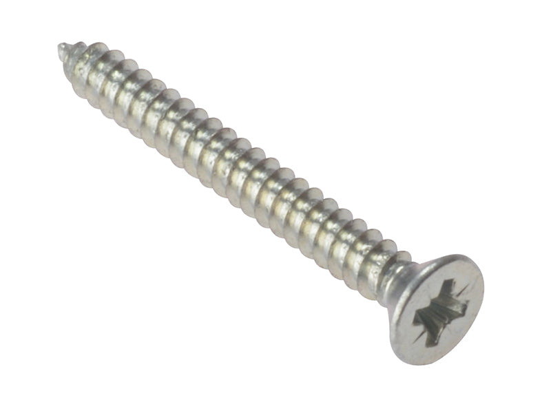 Self-Tapping Screw Pozi Compatible CSK ZP 3/4in x 8 Box 200, ForgeFix