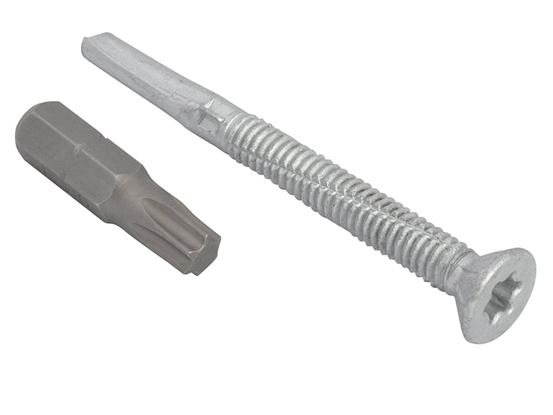 TechFast Roofing Screw Timber - Steel Heavy Section 5.5 x 60mm Pack 100, ForgeFix