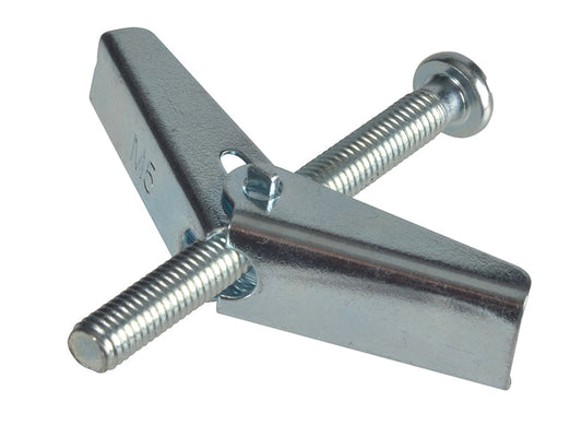 Plasterboard Spring Toggle M3 x 50mm Bag 10, ForgeFix