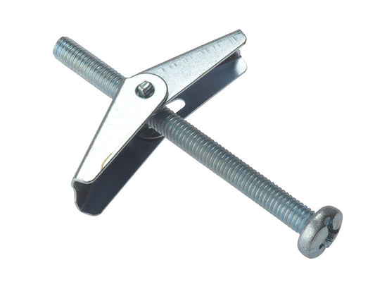 Plasterboard Spring Toggle M6 x 50mm Bag 10, ForgeFix