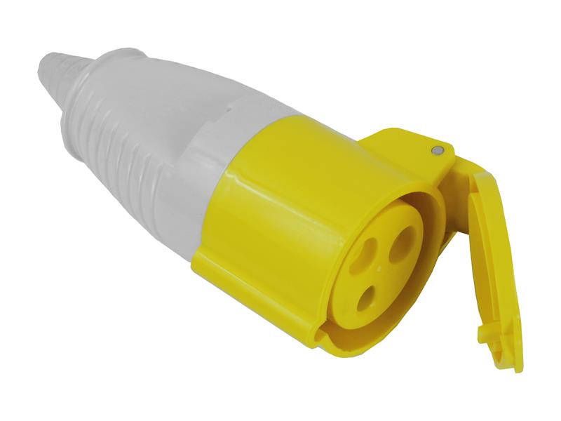 Yellow Socket 32A 110V, Faithfull Power Plus