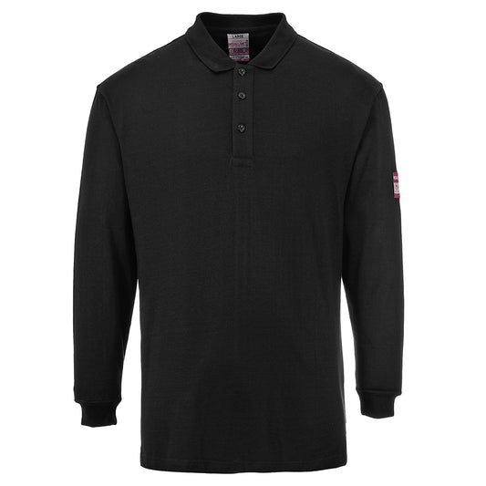 Flame Resistant Anti-Static Long Sleeve Polo Shirt, Morgans PW