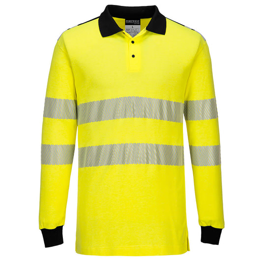 PW3 Flame Resistant Hi-Vis Polo Shirt, Morgans PW