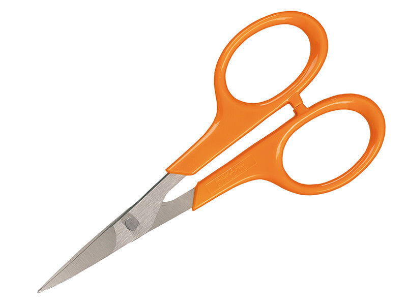 Curved Manicure Scissors with Sharp Tip 100mm (4in), Fiskars