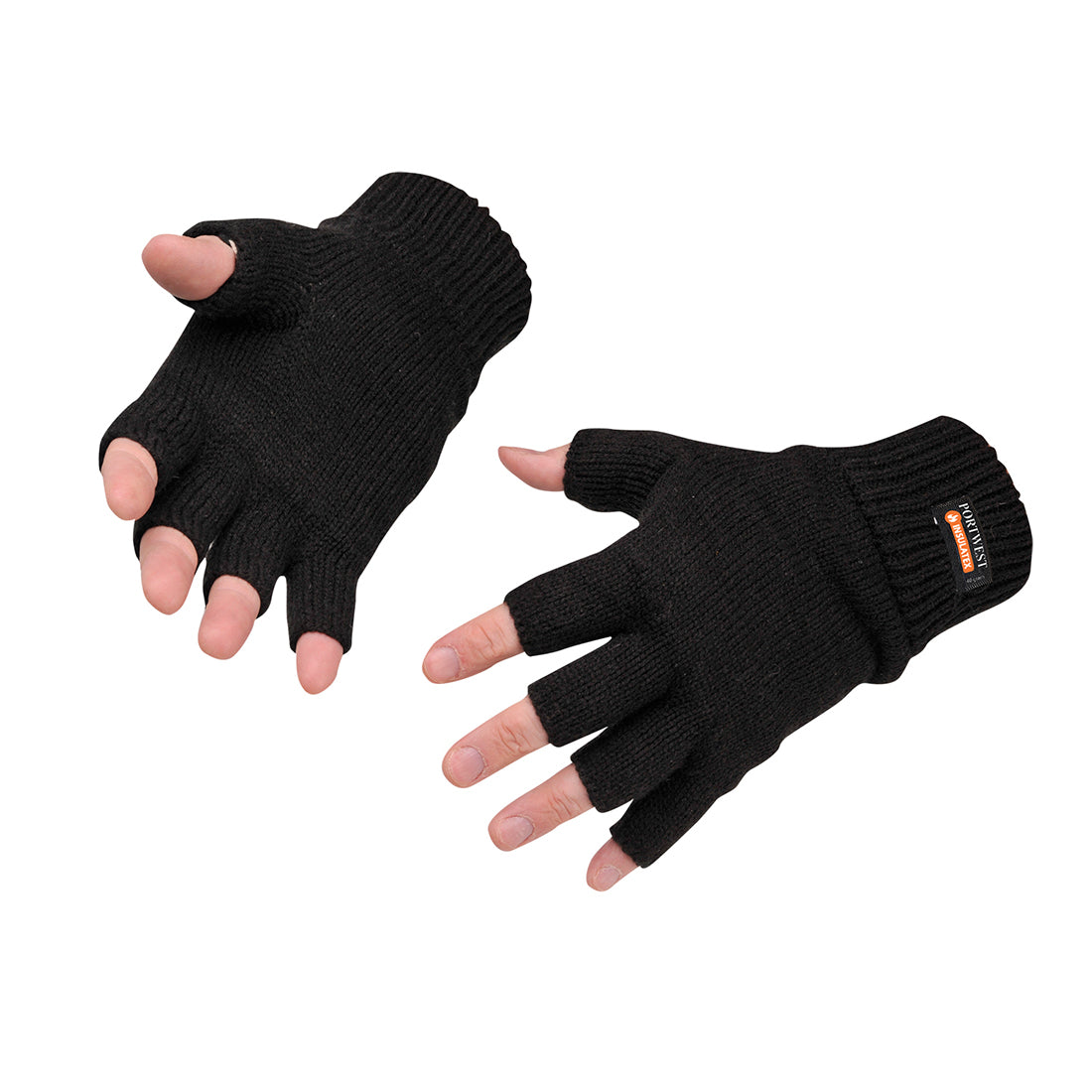 Insulated Fingerless Knit Glove, Morgans PW