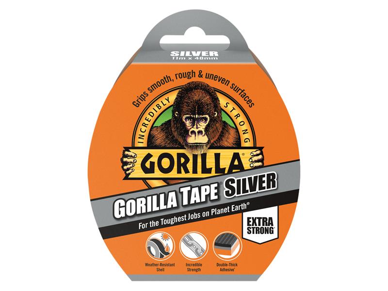 Gorilla Tape® 48mm x 11m Silver, Gorilla Glue