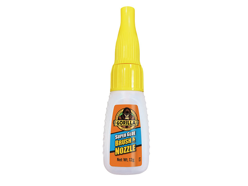 Gorilla Superglue Brush & Nozzle 12g, Gorilla Glue