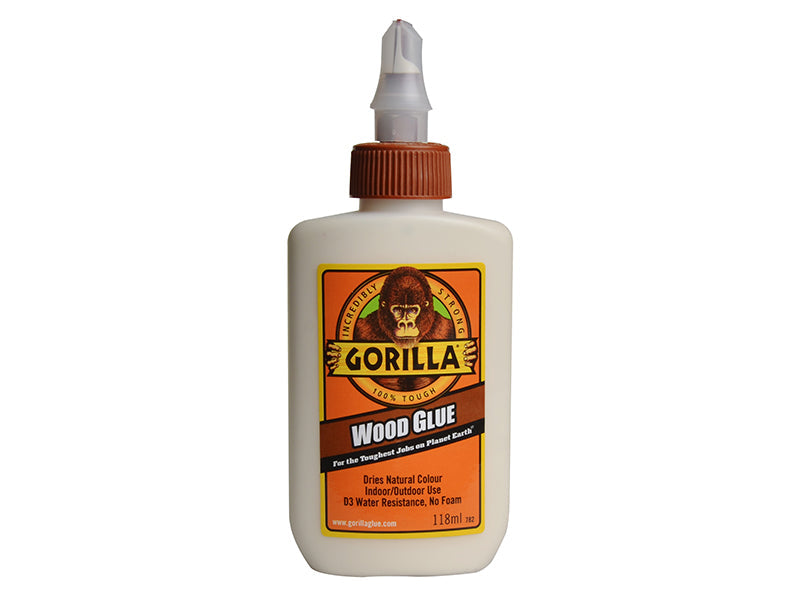 Gorilla PVA Wood Glue 118ml, Gorilla Glue