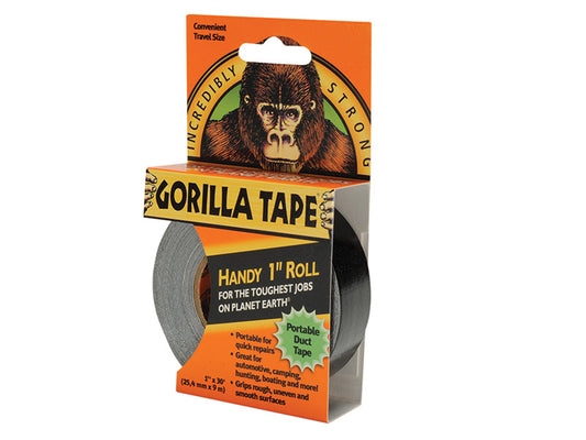 Gorilla Tape® Handy Roll 25mm x 9m Black, Gorilla Glue