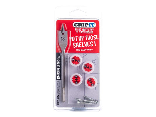 Shelf Kit Clam Pack, Gripit