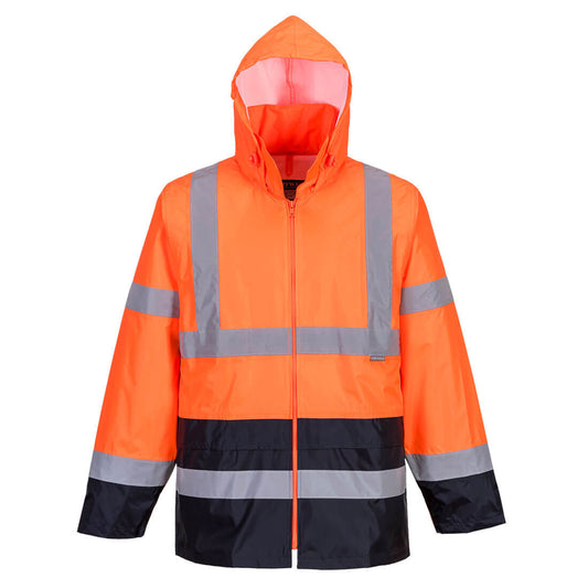 Hi-Vis Contrast Classic Rain Jacket, Morgans PW