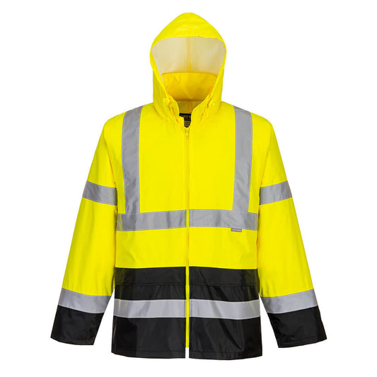 Hi-Vis Contrast Classic Rain Jacket, Morgans PW