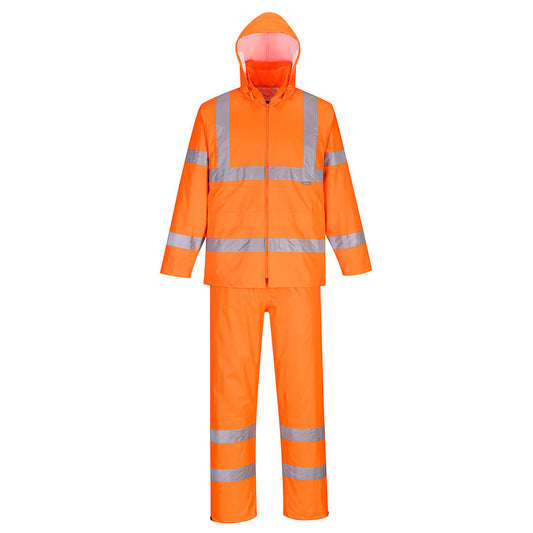 Hi-Vis Packaway Rain Suit, Morgans PW