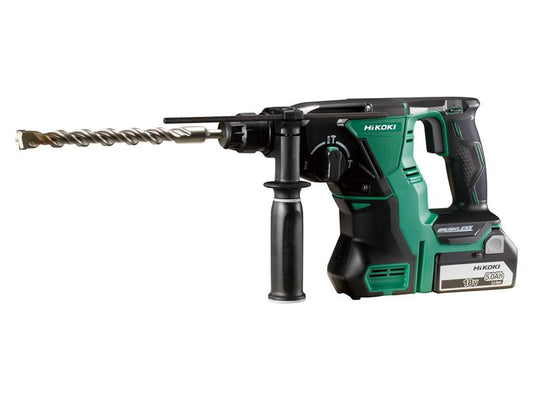 DH18DBL/JPZ Brushless Rotary Hammer 18V 2 x 5.0Ah Li-ion, HiKOKI