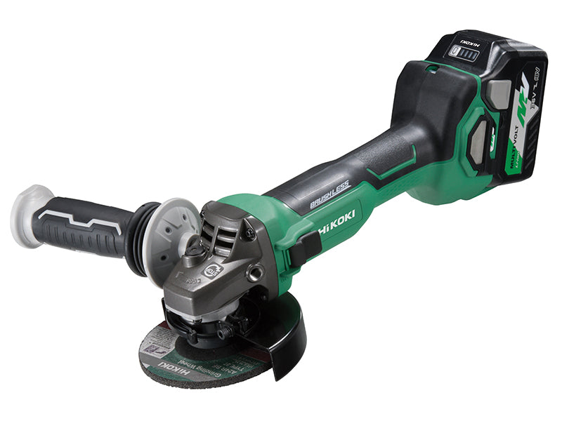 G3612DA/JRZ Multi-Volt Angle Grinder 115mm 36V 2 x 2.5Ah Li-ion, HiKOKI