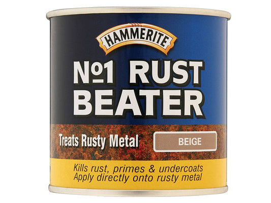 No.1 Rust Beater Paint Beige 250ml, Hammerite