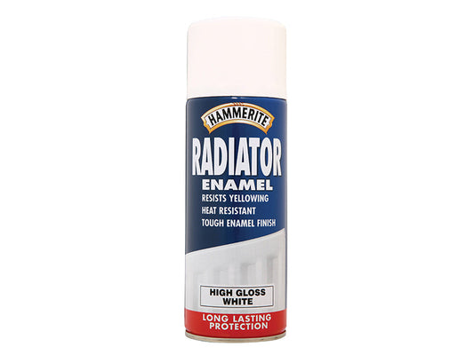 Radiator Enamel Aero Gloss White 400ml, Hammerite