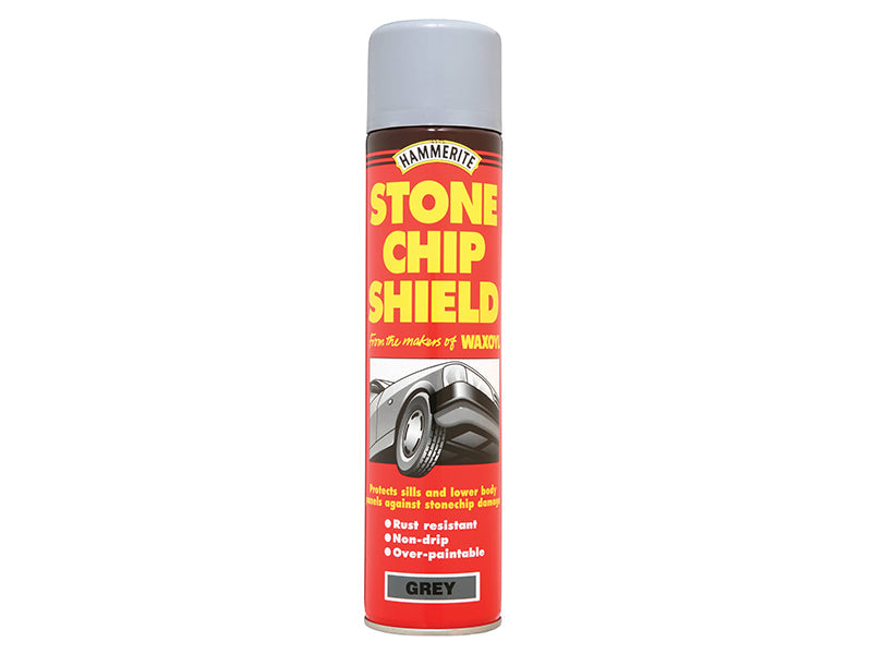 Stonechip Shield White Aerosol 600ml, Hammerite