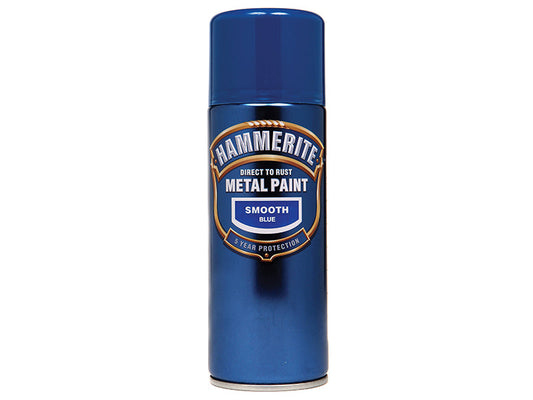 Direct to Rust Smooth Finish Aerosol Blue 400ml, Hammerite