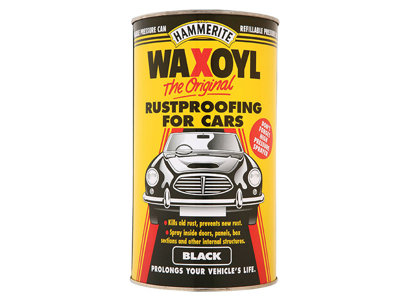 Waxoyl Black Pressure Can 2.5 Litre, Hammerite