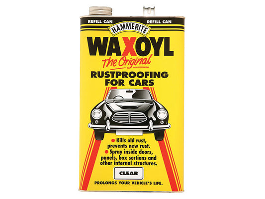 Waxoyl Refill Can Clear 5 Litre, Hammerite