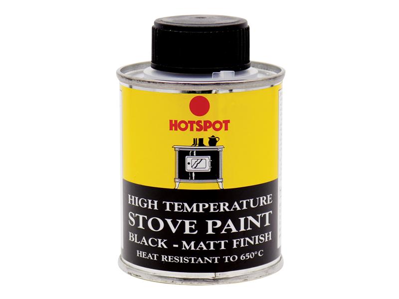 Stove Paint Matt Black 100ml, Hotspot