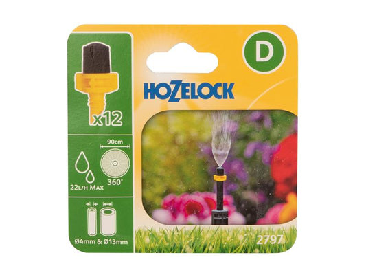 2797 Mist Micro Spray Jet (Pack 12), Hozelock