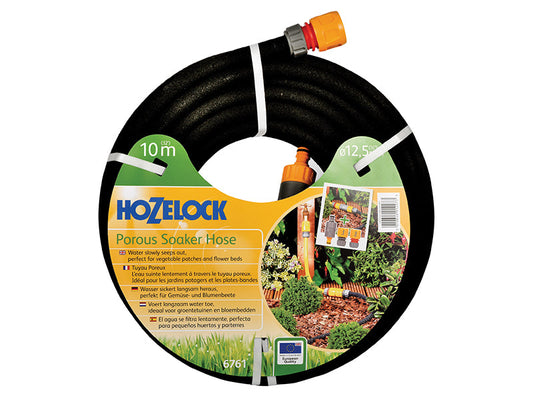 6761 Porous Soaker Hose 10m 12.5mm (1/2in) Diameter, Hozelock